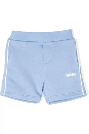 HUGO BOSS Shorts - Logo-print elasticated shorts
