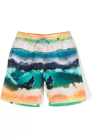 Molo Shorts - Graphic-print swim shorts