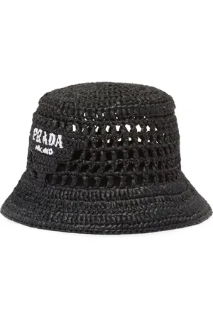 Prada Raffia bucket hat