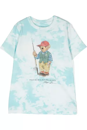 Ralph Lauren Meisjes Poloshirts - Tie-dye print cotton T-shirt