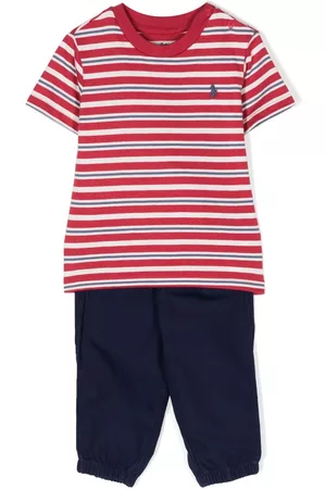 Ralph Lauren Jongens Gestreepte T-shirts - Striped T-shirt and trousers