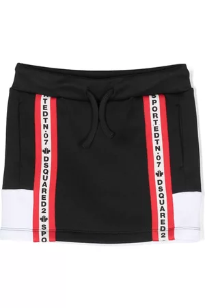 Dsquared2 Meisjes Geprinte rokken - Logo-print panelled skirt