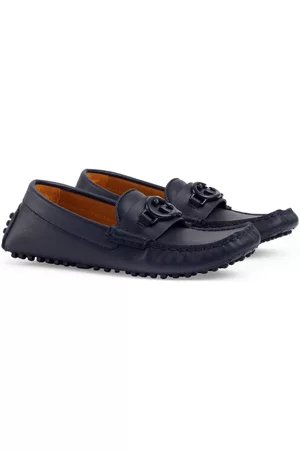 Gucci Instappers - Interlocking G leather loafers