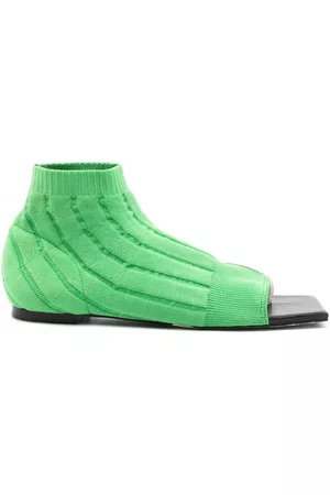 Gloria Coelho Dames Outdoor Sandalen - Ribbed-sock ankle sandals