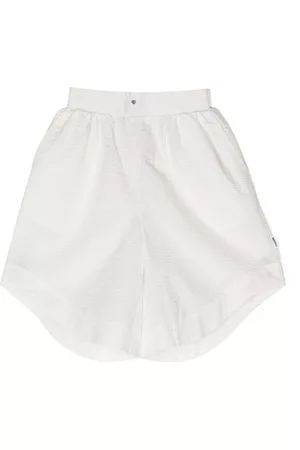 Molo Meisjes Shorts - Seersucker cotton shorts