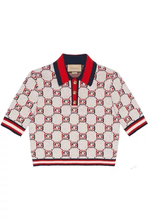 Gucci Dames Poloshirts - Jacquard G-monogram polo shirt