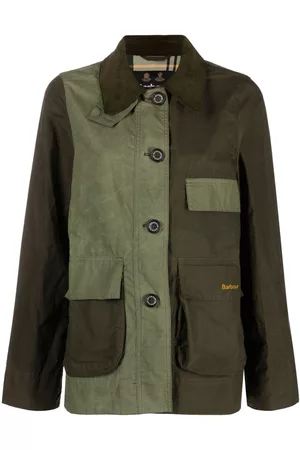 Barbour Dames Donsjassen - Panelled button-up jacket