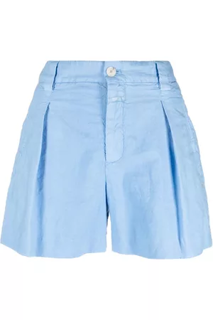 Closed Dames Shorts - Pleated straight-leg shorts