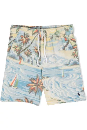 Ralph Lauren Jongens Shorts - Illustration-print drawstring-waist shorts