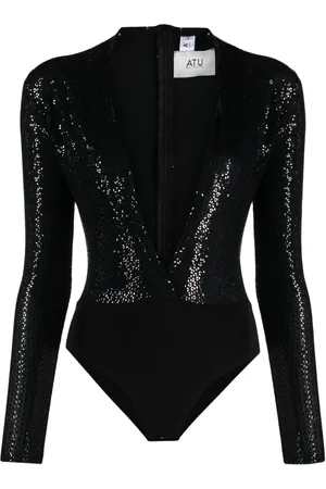 Atu Body Couture Plunge sequin