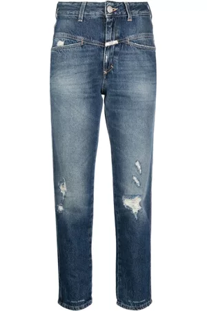 Closed Dames Ripped Jeans - Ripped-detailing cropped jeans