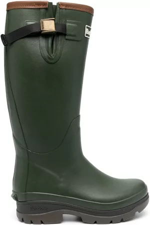 Barbour Dames Hoge laarzen - Logo-patch knee-length boots