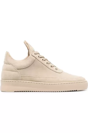 Filling pieces Sneakers - Embroidered-logo suede sneakers
