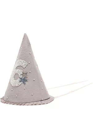 SHATHA ESSA Meisjes Petten - Bead-embellished pointed hat