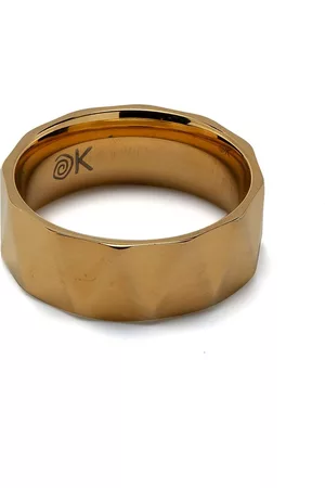 Nialaya Heren Ringen - Angled-edge wide-band ring
