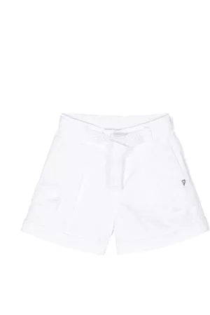 Dondup Meisjes Shorts - Logo-plaque twill shorts