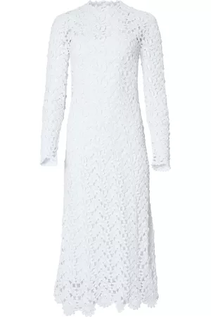 Carolina Herrera Dames Feestjurken - Floral-crochet midi dress
