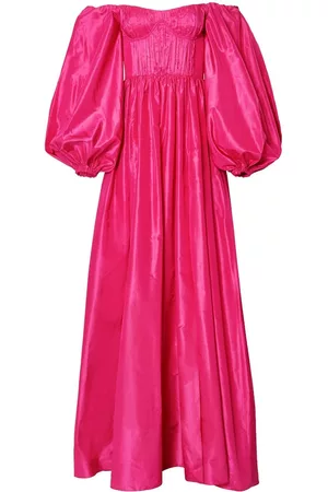 Carolina Herrera Dames Feestjurken - Off-shoulder balloon-sleeve gown