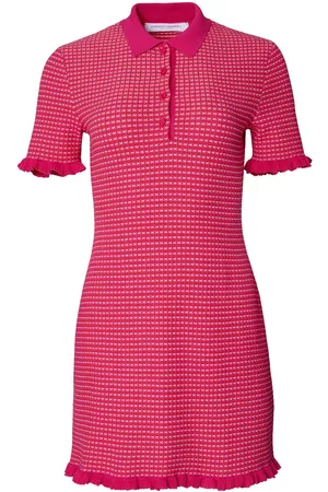 Carolina Herrera Dames Gebreide jurken - Short-sleeve knitted mini dress