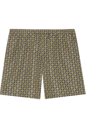 Gucci Heren Shorts - Interlocking G-print swim shorts