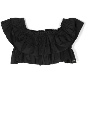 MONNALISA Korte Mouwen Overhemden - Ruffle-detail short-sleeved top