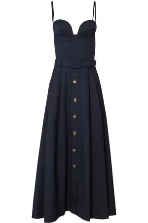 Carolina Herrera Dames Midi jurken - Corset-style belted midi dress