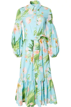 Carolina Herrera Dames Geprinte jurken - Floral-print belted dress