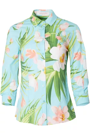 Carolina Herrera Dames Geprinte Overhemden - Floral-print buttoned shirt