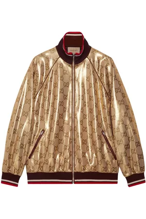 Gucci Heren Donsjassen - GG technical jersey zip jacket