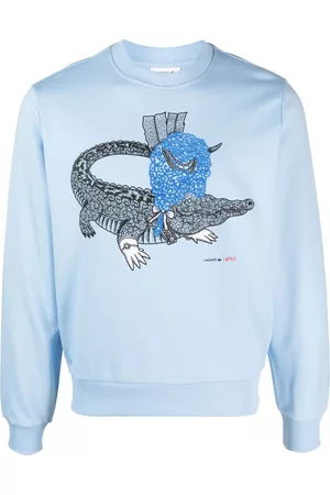 Lacoste Dames Geprinte Overhemden - X Netflix logo-print sweatshirt