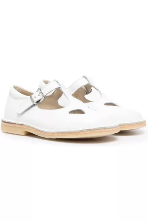 Il gufo Instappers - Cut-out leather ballerinas