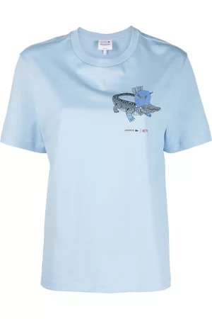 Lacoste Dames Katoenen Truien - X Netflix Bridgerton cotton T-shirt
