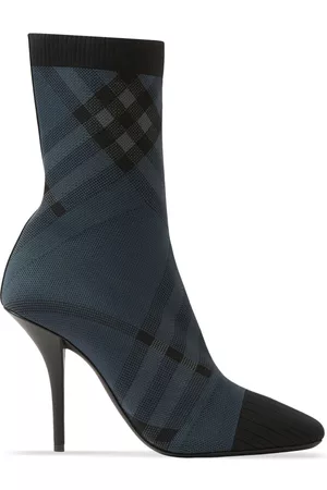 Burberry Dames Sok laarzen - Knitted Check Sock Boots