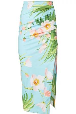 Carolina Herrera Dames Geprinte rokken - Floral-print pencil skirt
