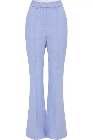 Rebecca Vallance Dames Broeken voor pakken - Carine tweed tailored trousers