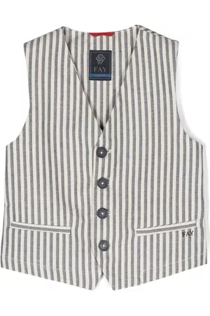 FAY KIDS Jongens Vesten - Stripe-pattern vest