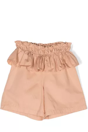 The New Society Meisjes Shorts - Fiorella ruffled cotton shorts
