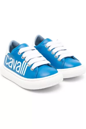 Roberto Cavalli Sportschoenen - Logo-print low-top sneakers