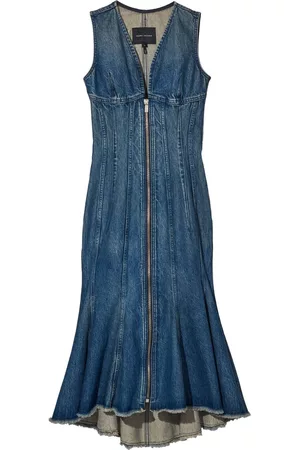 Marc Jacobs Dames Jeans jurken - Wave sleeveless denim dress