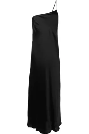 Maison Essentiele Dames Asymmetrische jurken - Asymmetric silk slip dress