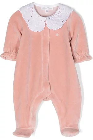 Tartine Et Chocolat Geprinte Pyjamas - Floral lace-collar cotton pajama