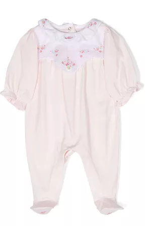 Tartine Et Chocolat Geprinte Pyjamas - Floral-embroidered cotton pyjamas