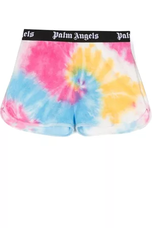 Palm Angels Meisjes Shorts - Tie-dye track shorts