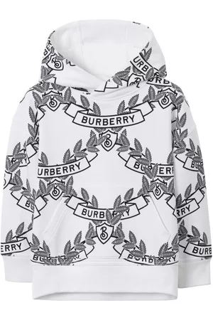 Burberry Hoodies - Oak Leaf Crest cotton hoodie