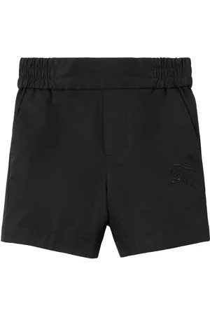 Burberry Shorts - Equestrian Knight-motif cotton shorts