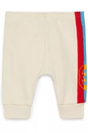 Gucci Joggingbroeken - Logo-stripe jersey track pants