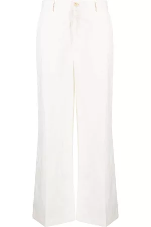 Closed Dames Capri's - Cropped linen-blend trousers