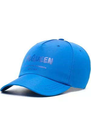 Alexander McQueen Heren Petten - Logo-print baseball cap