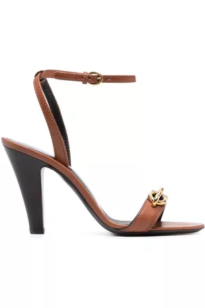 Saint Laurent Dames Leren Sandalen - Le Maillon leather sandals