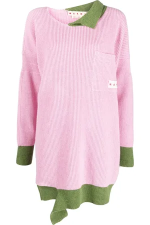 Marni Shetland asymmetric jumper